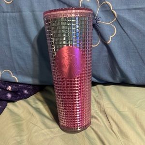 Pink and blue starbucks venti tumbler